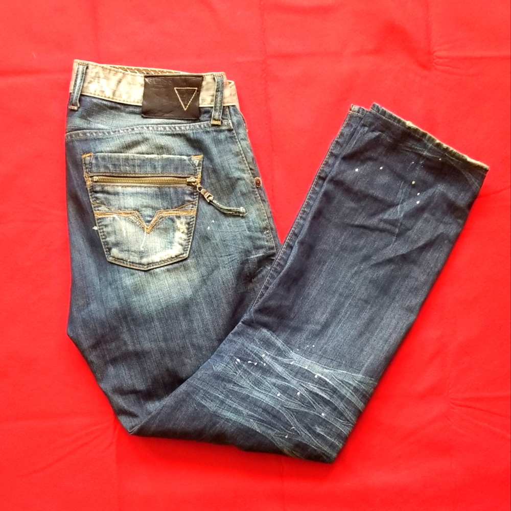 Guess distressed jeans classic